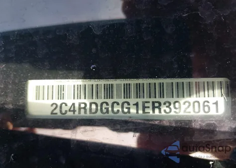 2014 Dodge Grand Caravan Sxt z USA, uszkodzony, nr VIN 2C4RDGCG1ER392061